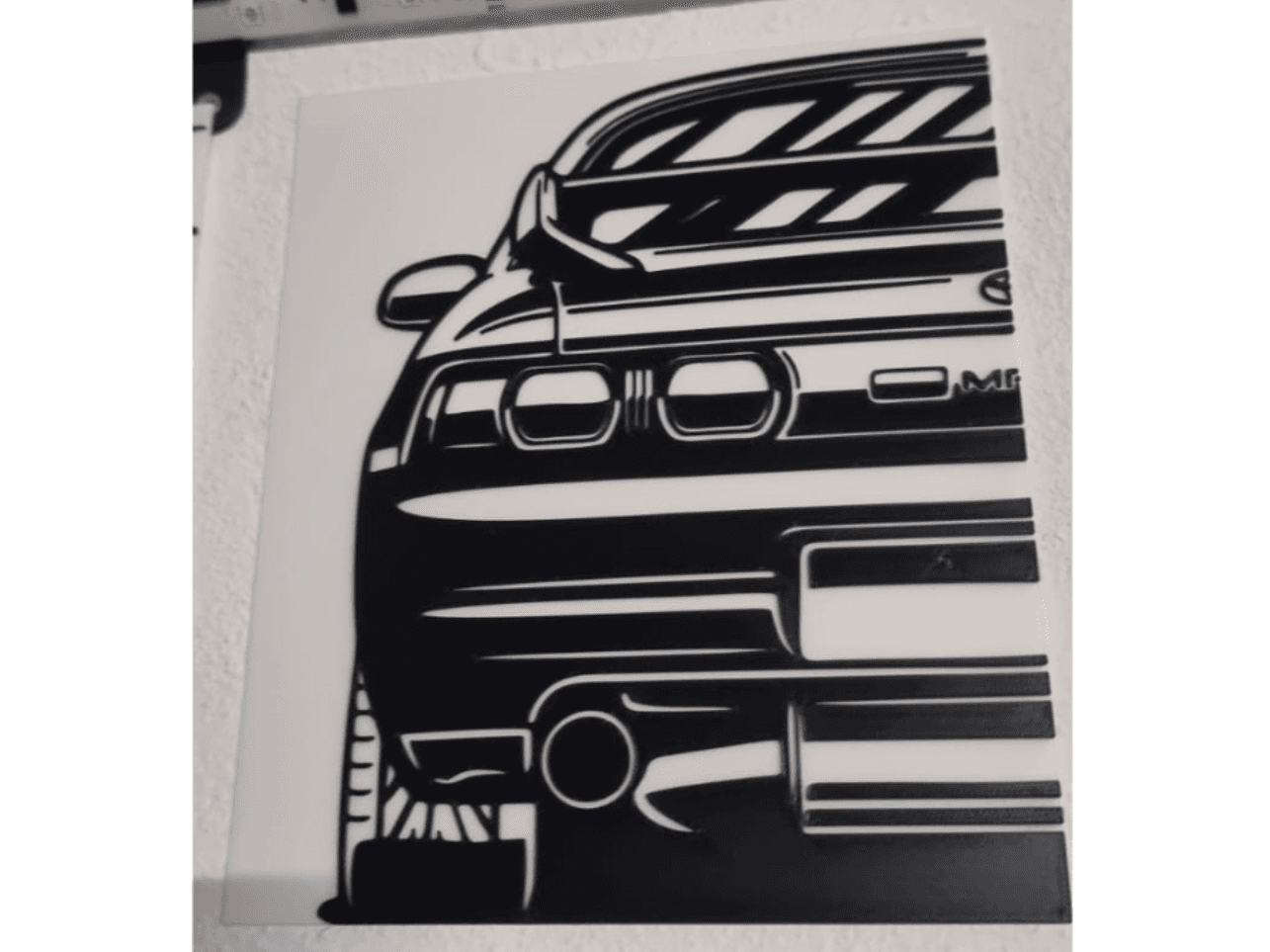 2D Wall art Toyota MR2 JDM Style
