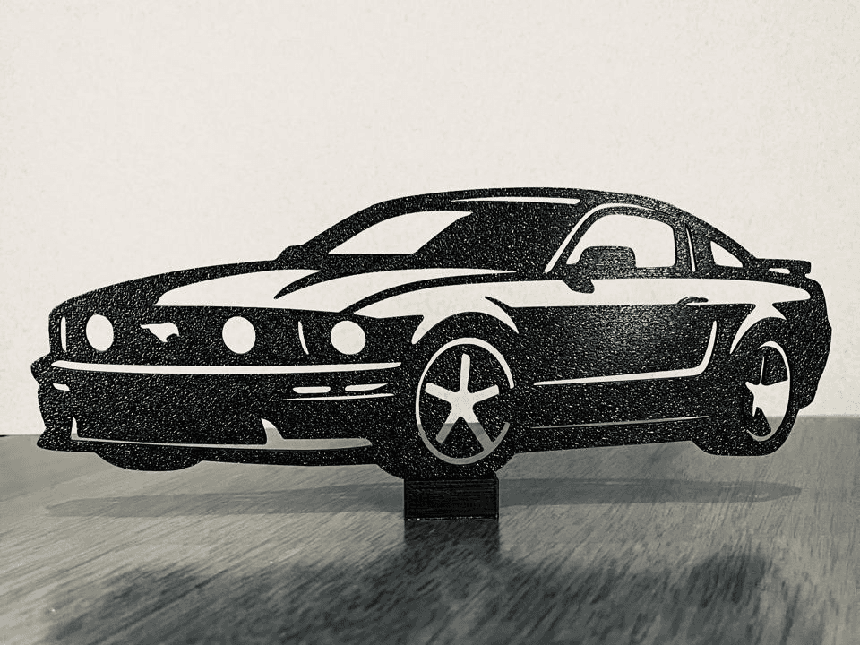 2008 Mustang GT Silhouette with Stand
