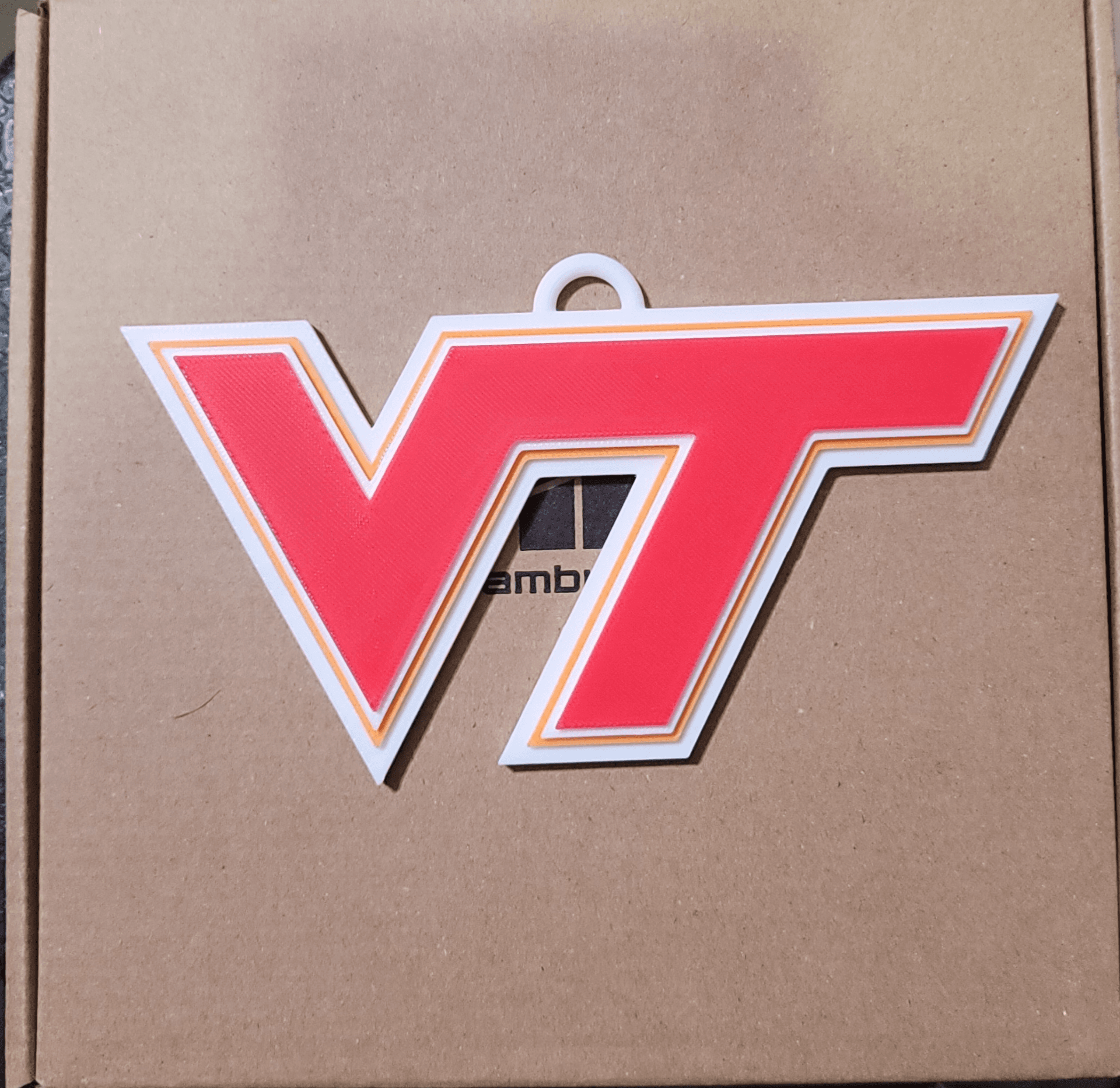 VIRGINIA TECH 3D Logo 180mm series