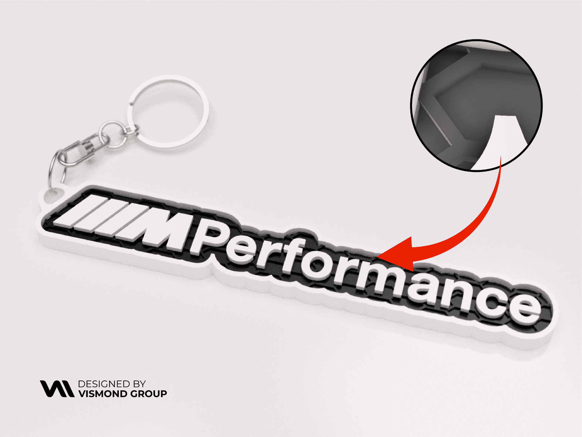 BMW M Performance Keychain