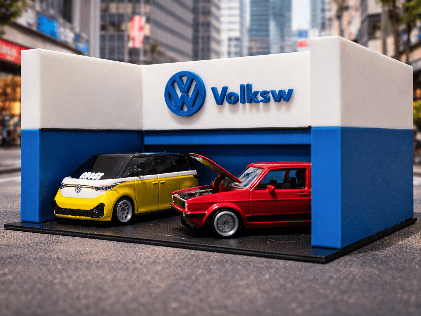 Diorama 1/64 Volkswagen