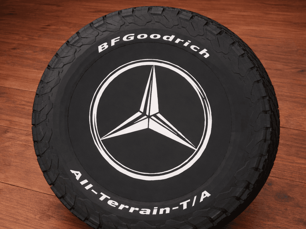 Despeja Bolsos Mercedes em Pneu BG Goodrich