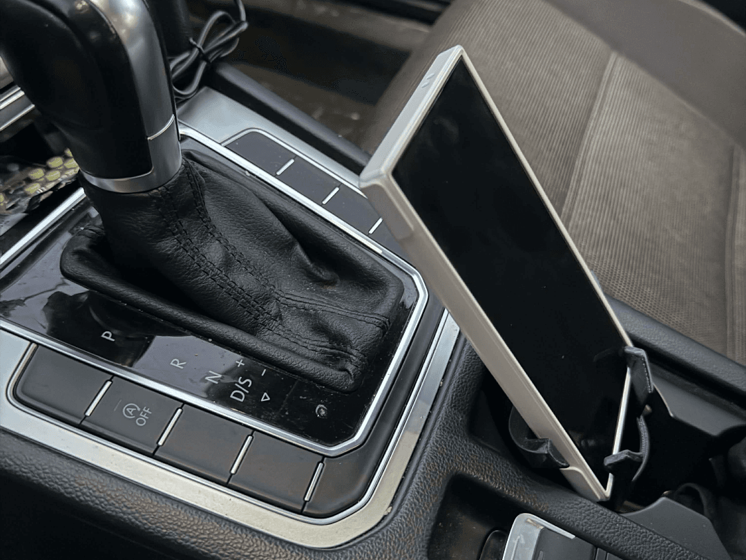 Car Cup Holder Organizer for Large Phones & Keys