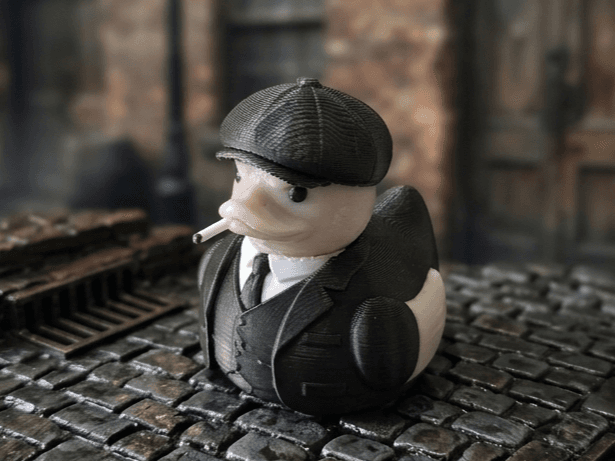 Peaky Blinders Duck, Gangster Duck, Cruise Jeep