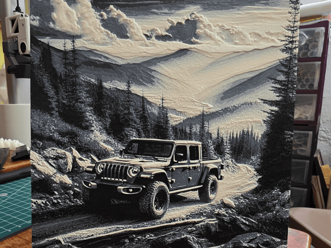 Jeep Gladiator In The Mountains