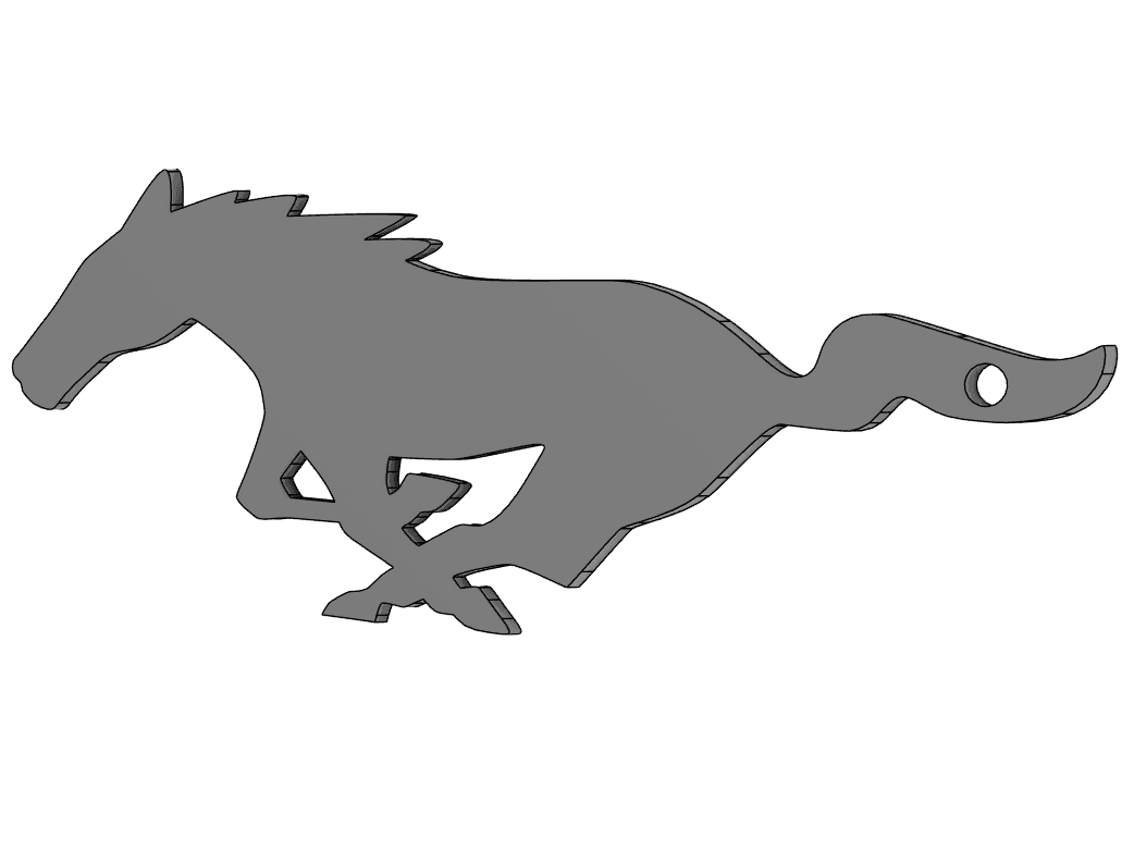 Portachiavi Mustang