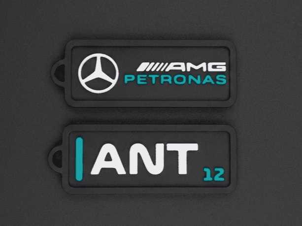Kimi Antonelli - 12 - Keychain - Driver Tag