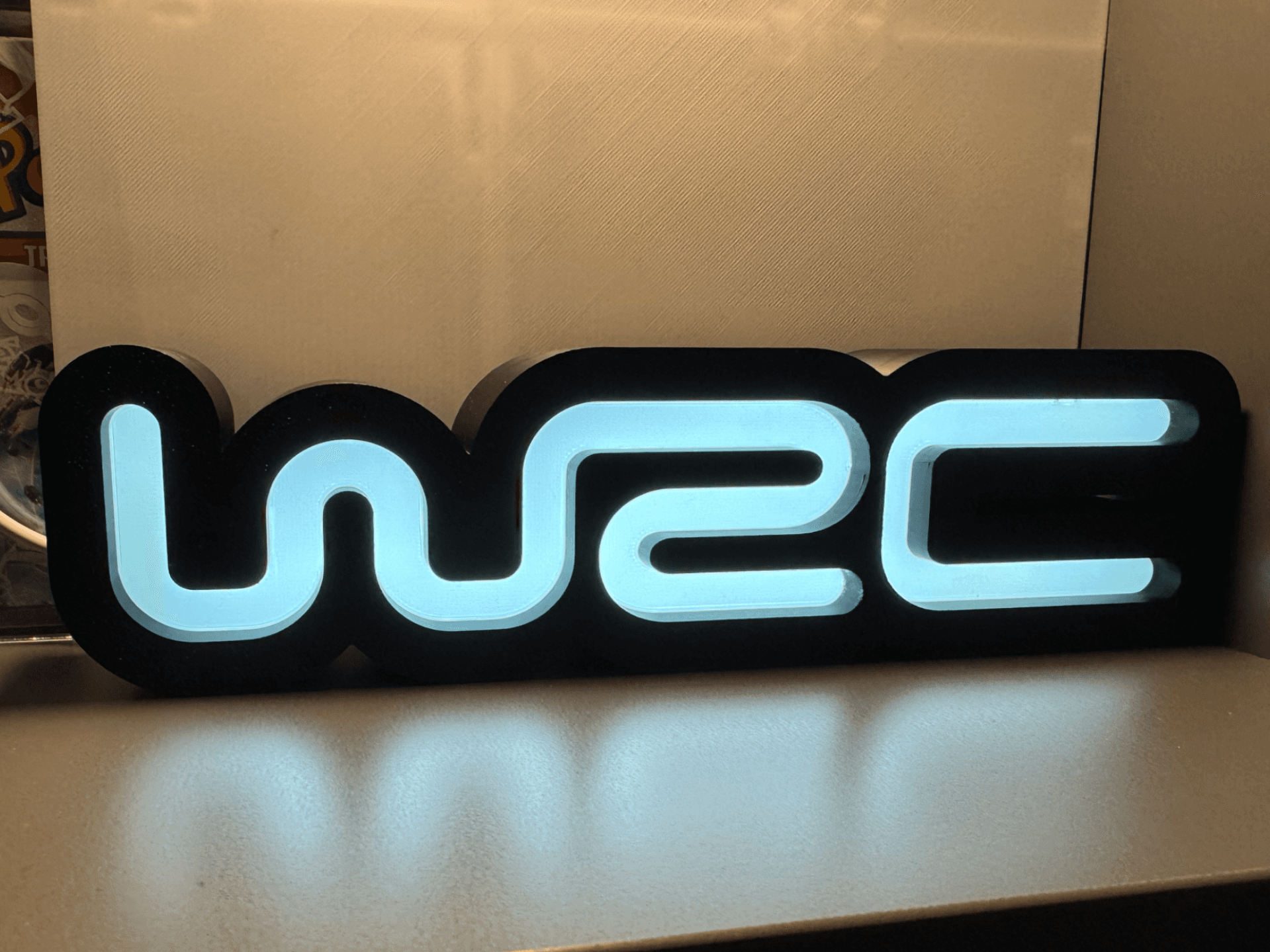 WRC LED Sign 3D