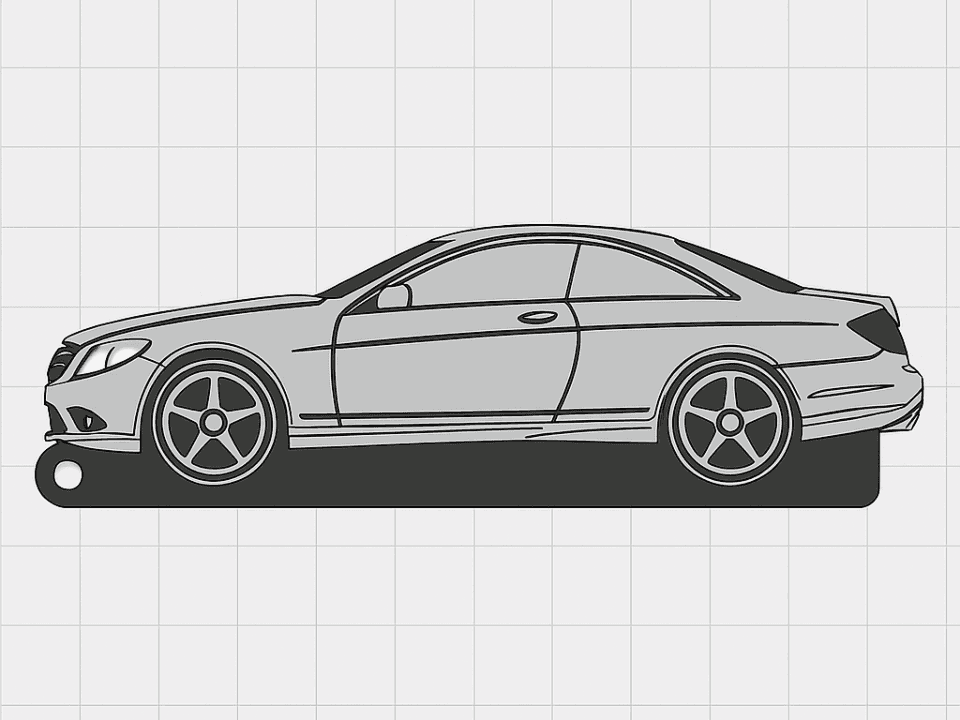 Mercedes W216 CL550 Keychain