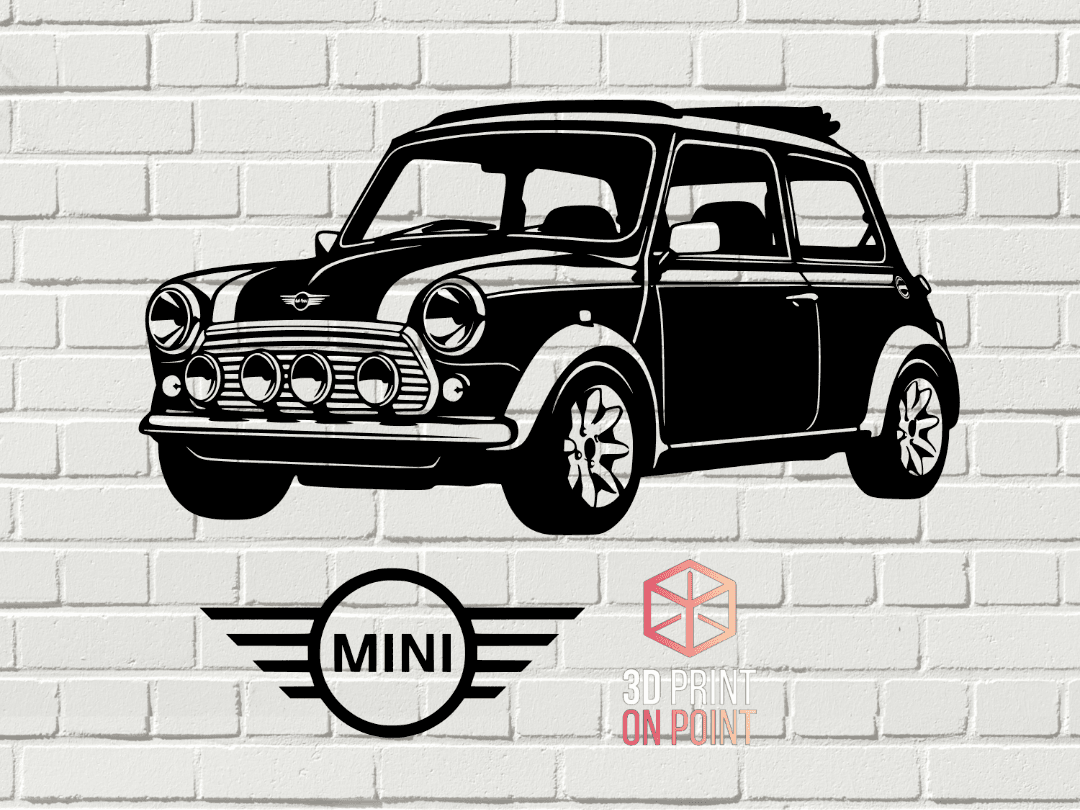 Mini 1.3 MPI Cooper Sport Works - 2D WALL ART