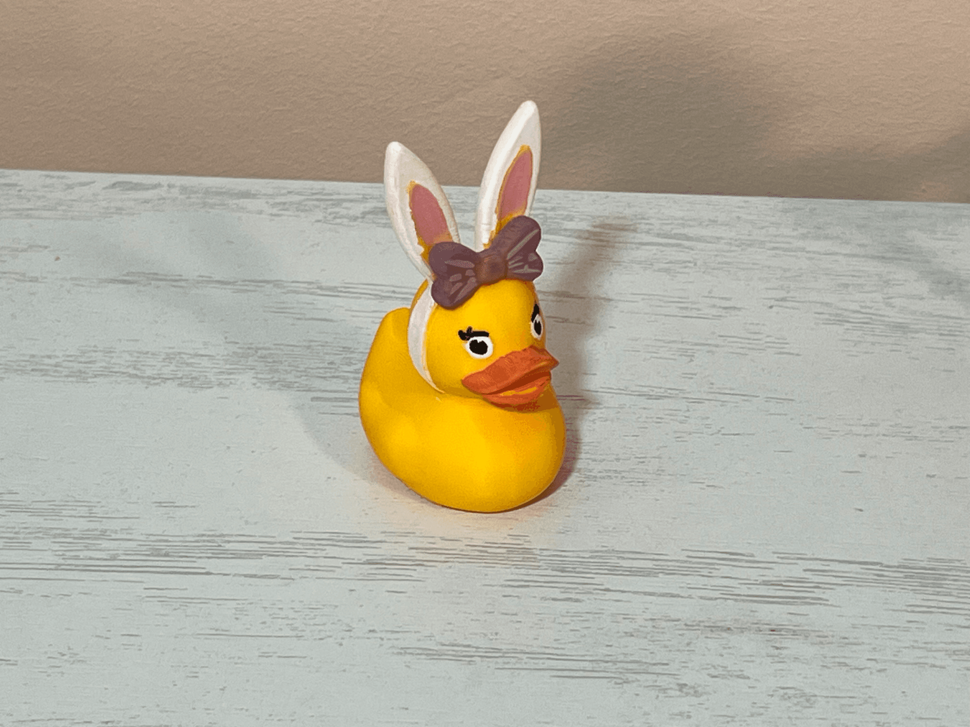 Rubber Ducky wearing Bunny Ears