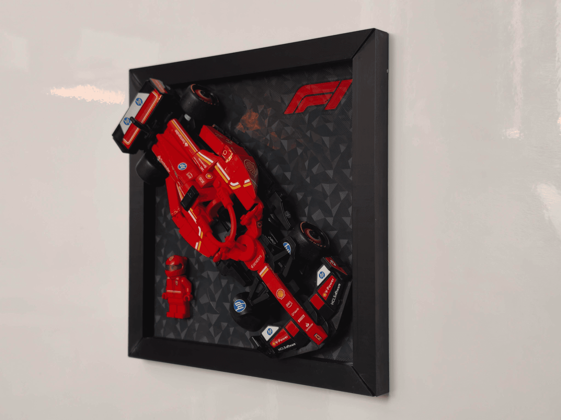 F1 Speed Champions 3D Wall Shelf Display