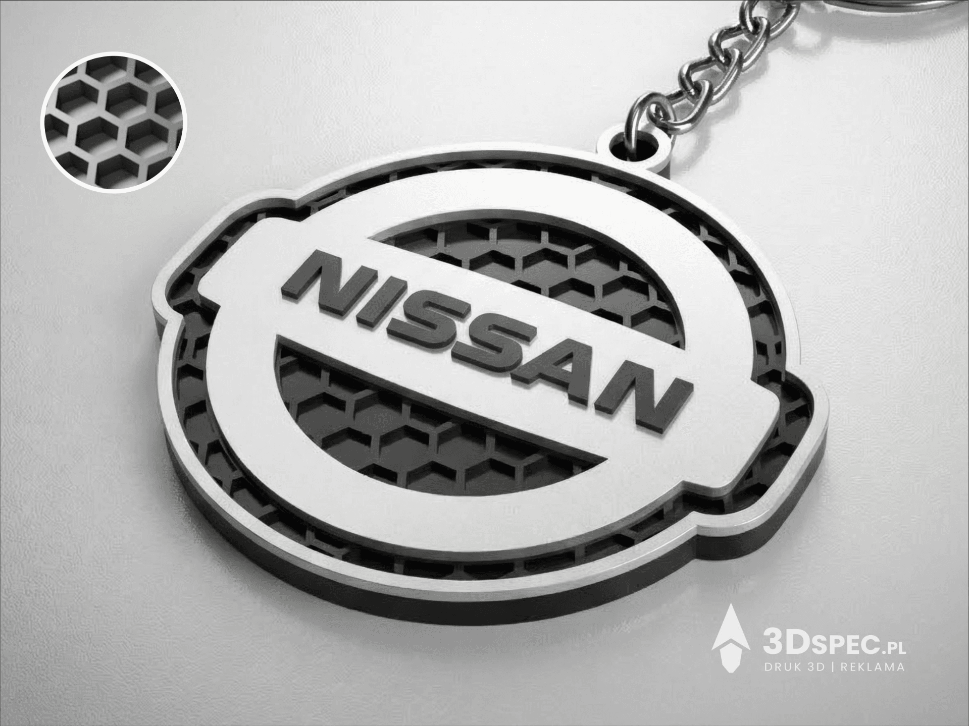 Nissan | Modern Honeycomb Edition keychain