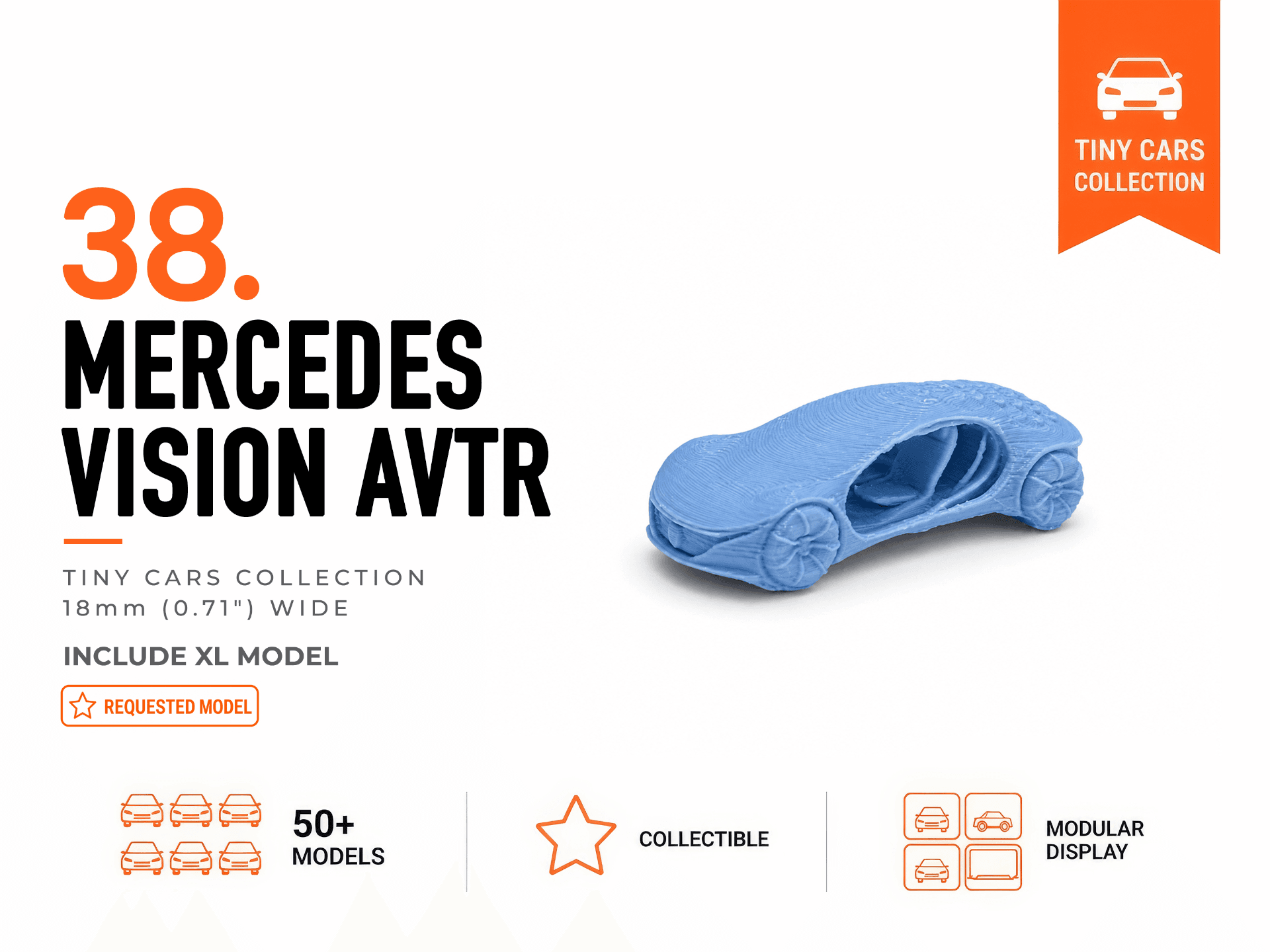 Tiny Mercedes Vision AVTR - Mini Cars Series