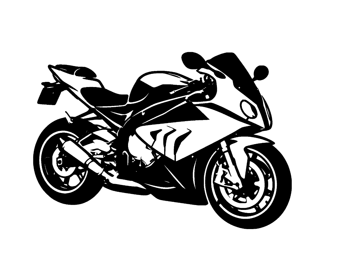 Arte de parede BMW Silhueta S1000RR