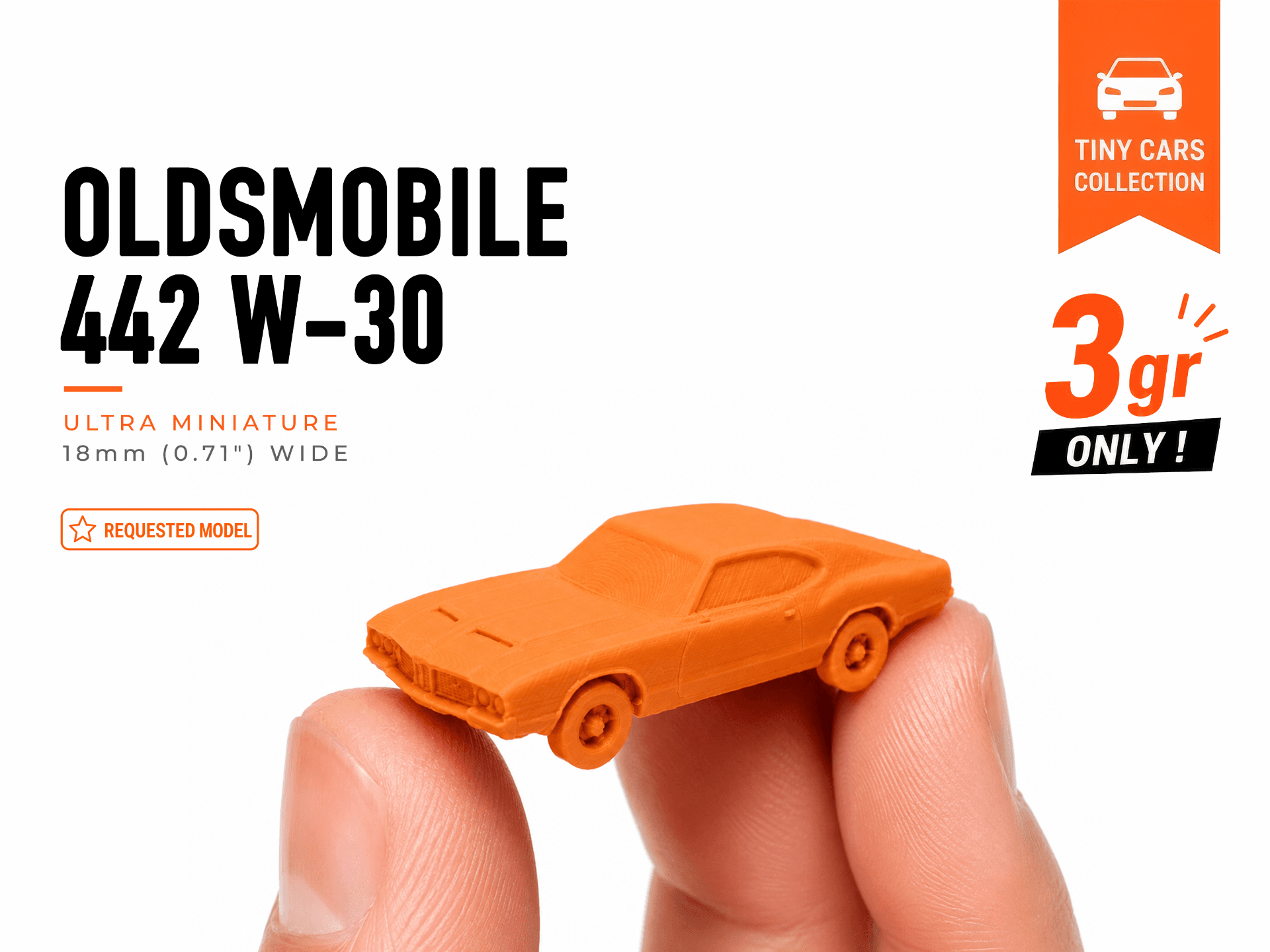 Tiny Oldsmobile 442 W-30 - Mini Cars Series