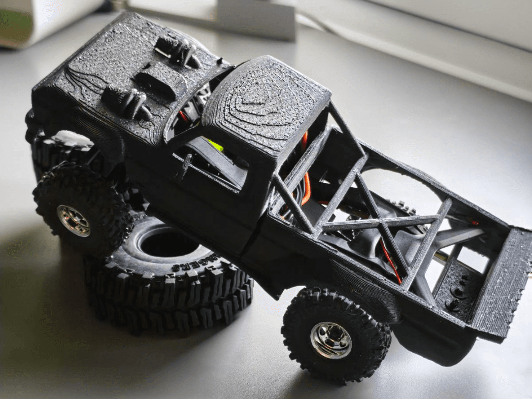 AXIAL SCX30 (K10) Hoonitrack Body (+Magnet mounts)