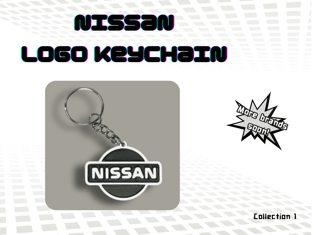 Nissan logo keychain