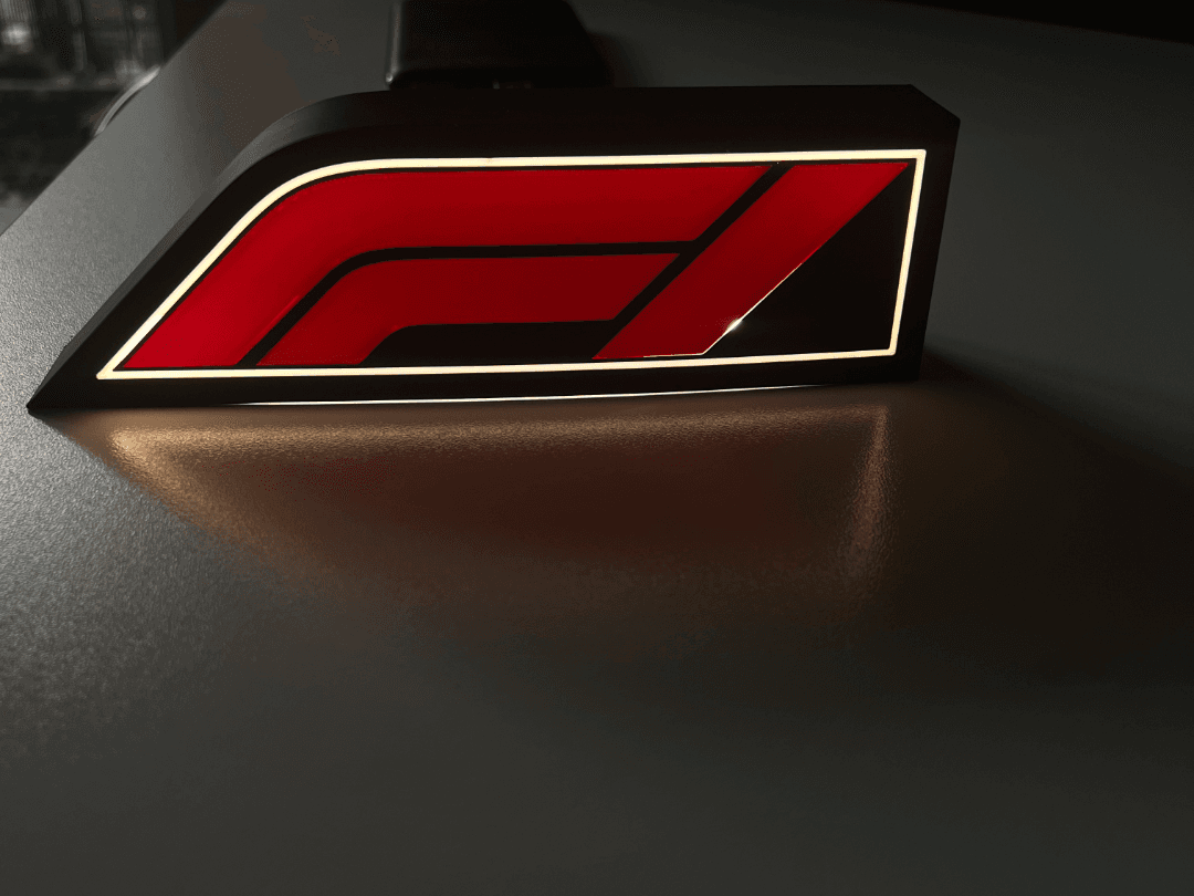 Formula 1 F1 Light Box Led Lamp lightbox