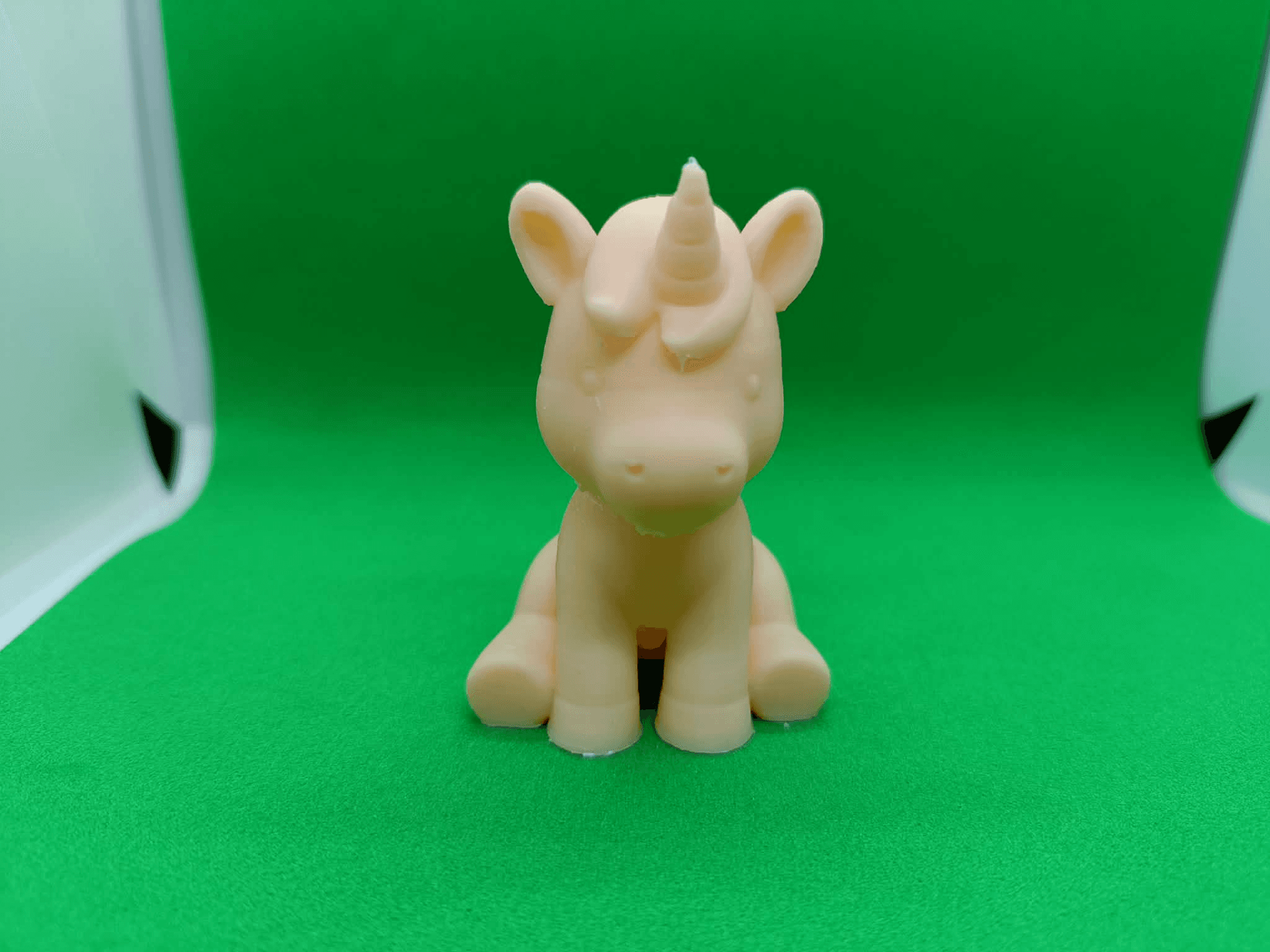 Adorable Chibi Sitting Unicorn Kawaii Stylized 