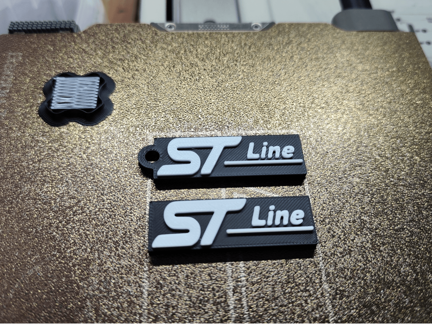 Llavero y logo ST LINE / Keychain key ring