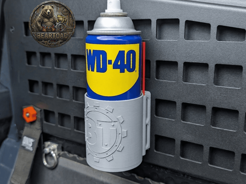 EZ Molle WD40 Holder 10/12oz with straw holder
