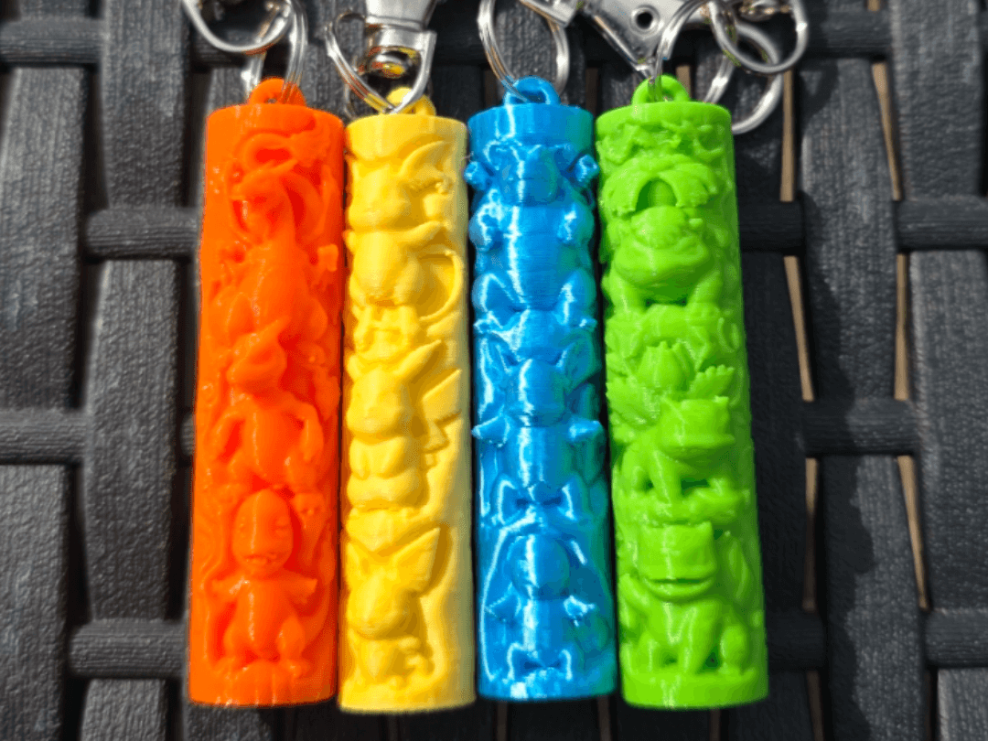 pokemon totem pole keyrings