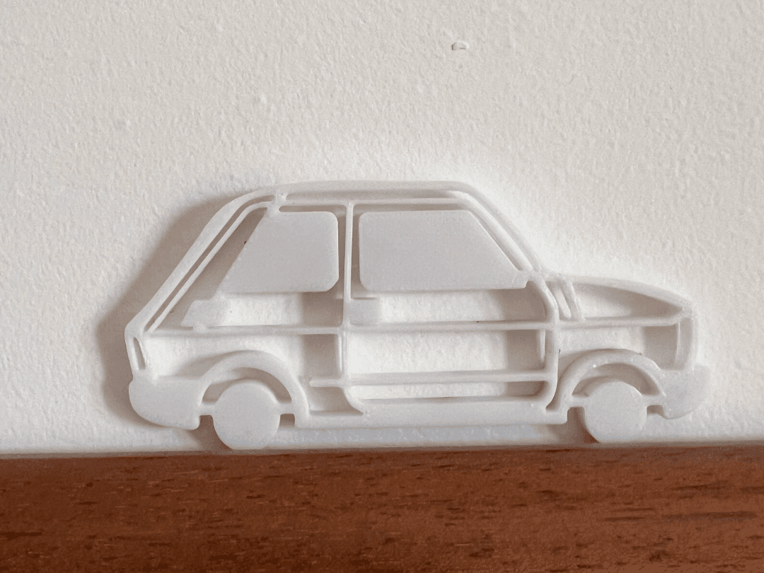Fiat 126 maluch silhouette