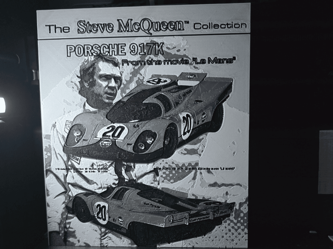 McQueen’s Le Mans film Porsche 917K