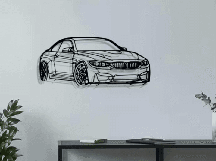 BMW M4 Coupe (F82 generation) Wall Art