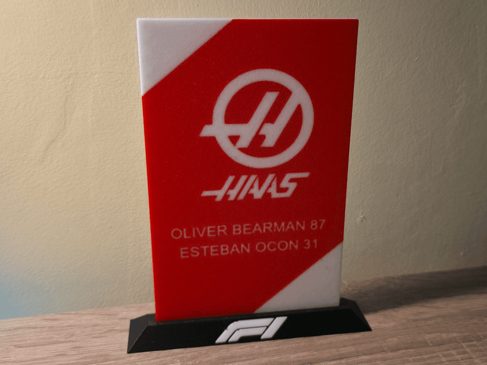 HAAS F1 2026 Sign