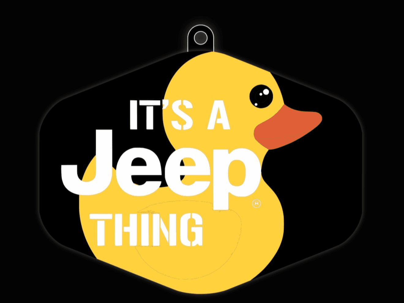 Jeep Duck Keychain