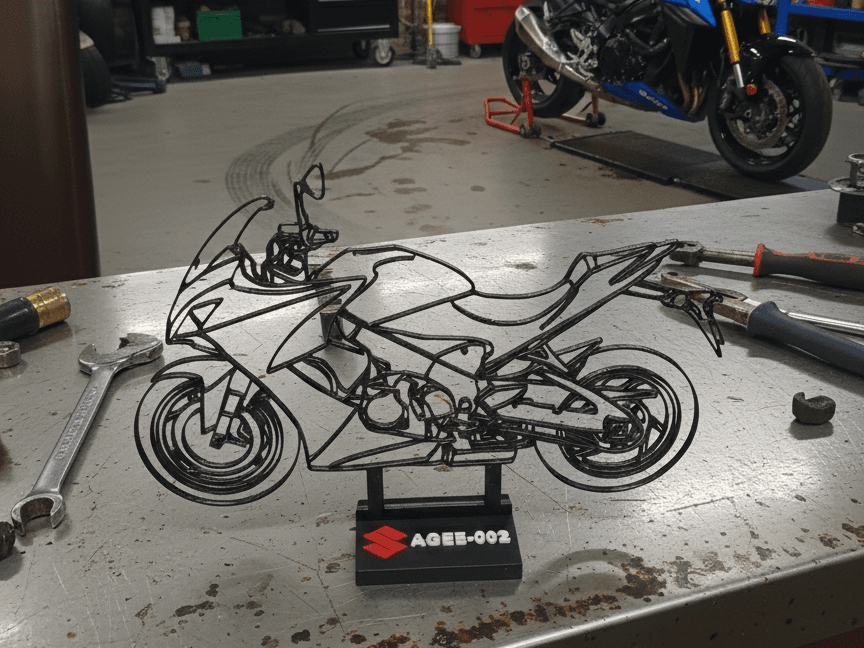 Suzuki GSX-S 1000F Silhouette - Desk & Wall Decor
