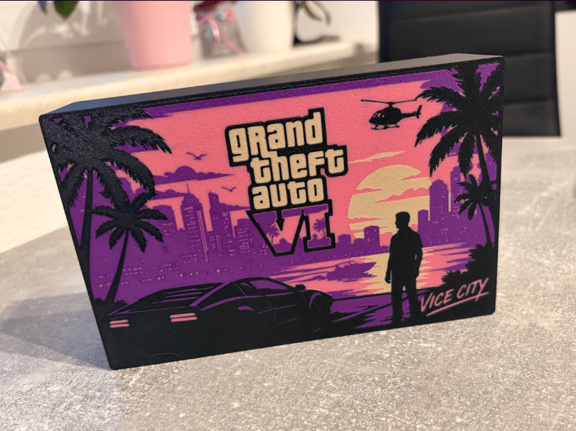Grand Theft Auto VI - Vice City Neon Lightbox