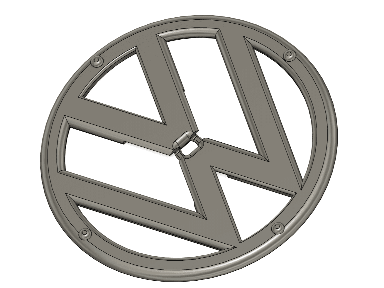 VW wall clock