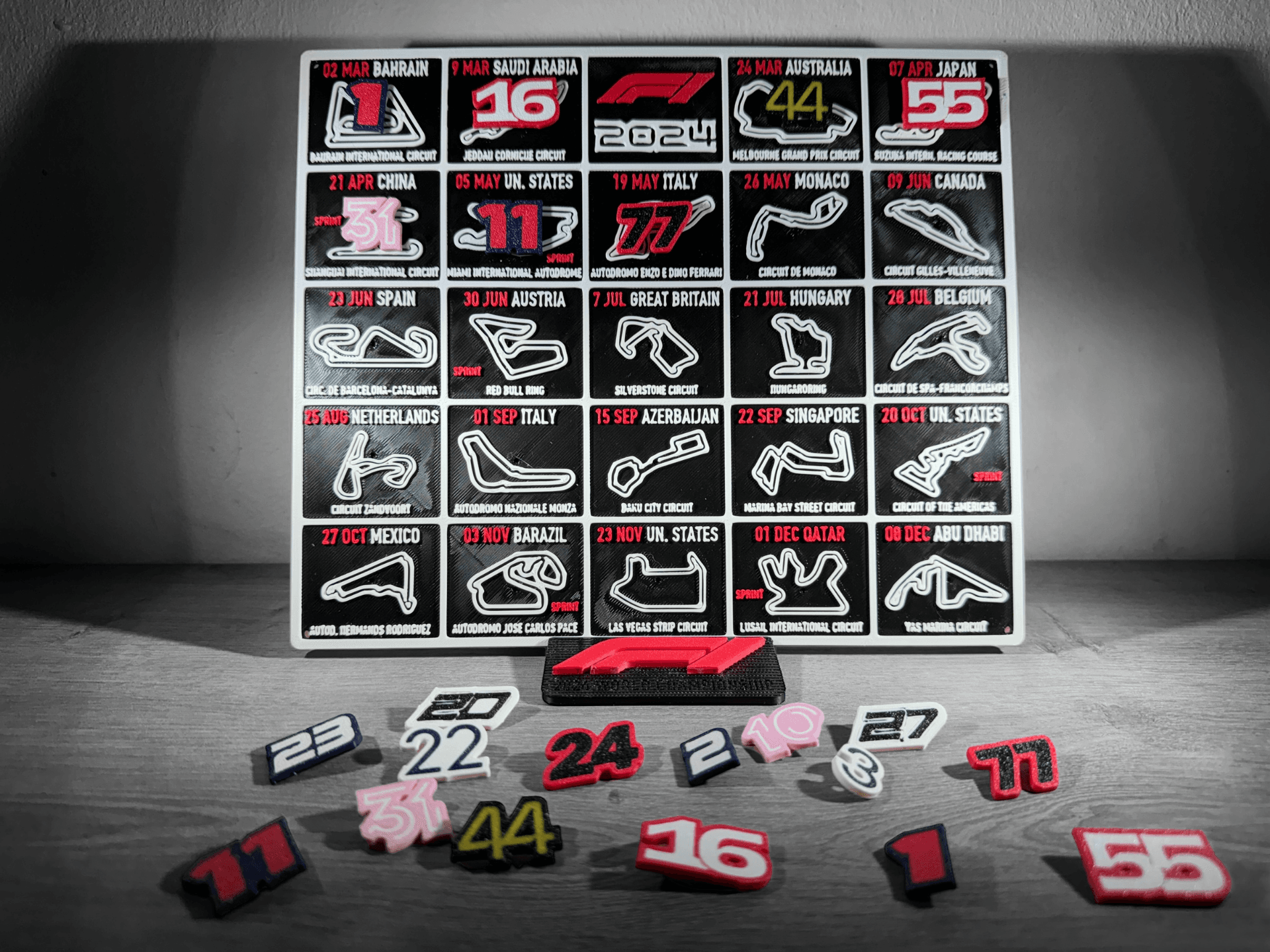 Formula One - 2024 World Championship Calendar