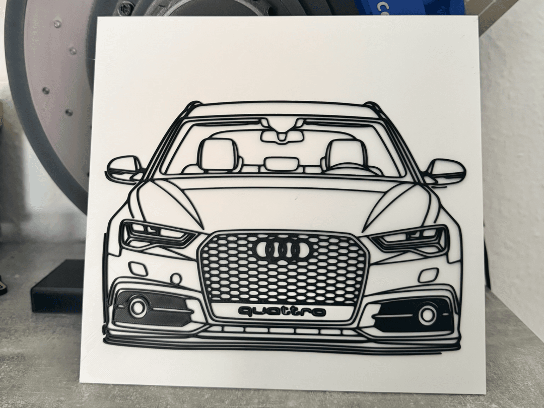 Audi A6 Wallart 