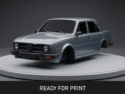 Skoda 105/120 RC Car Shell