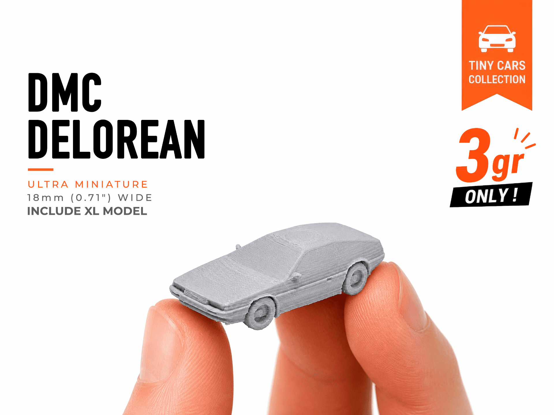 Tiny DMC Delorean - Mini Cars Series