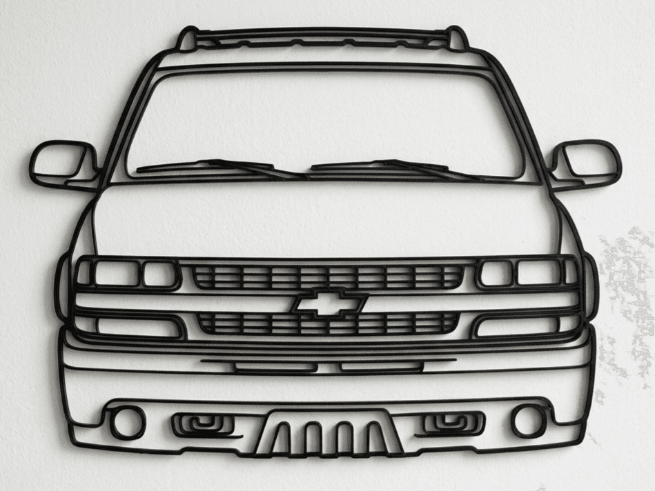 Chevrolet Suburban GMT800 Front Wall Art