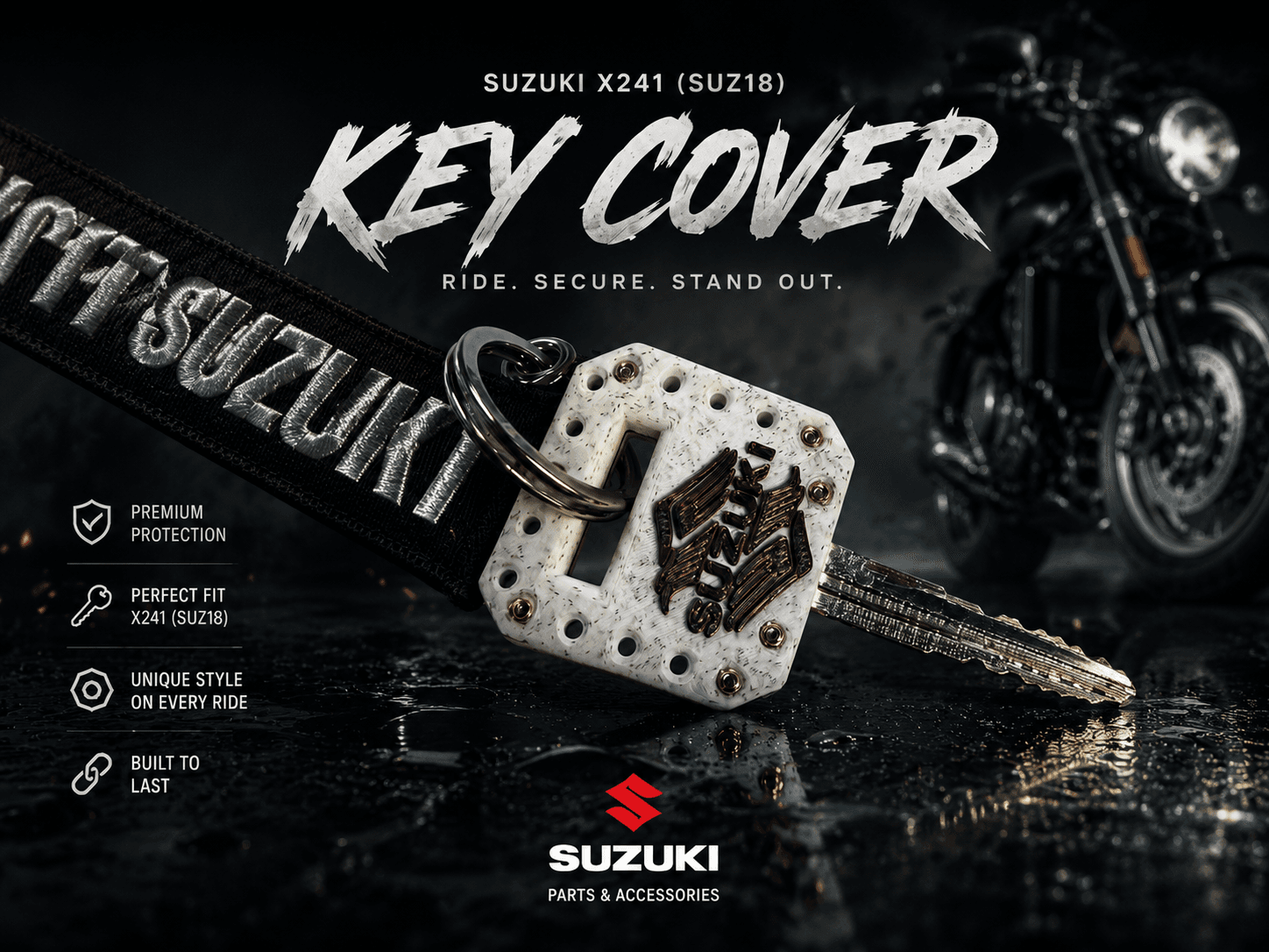 Suzuki X241 (SUZ18) Key Cover