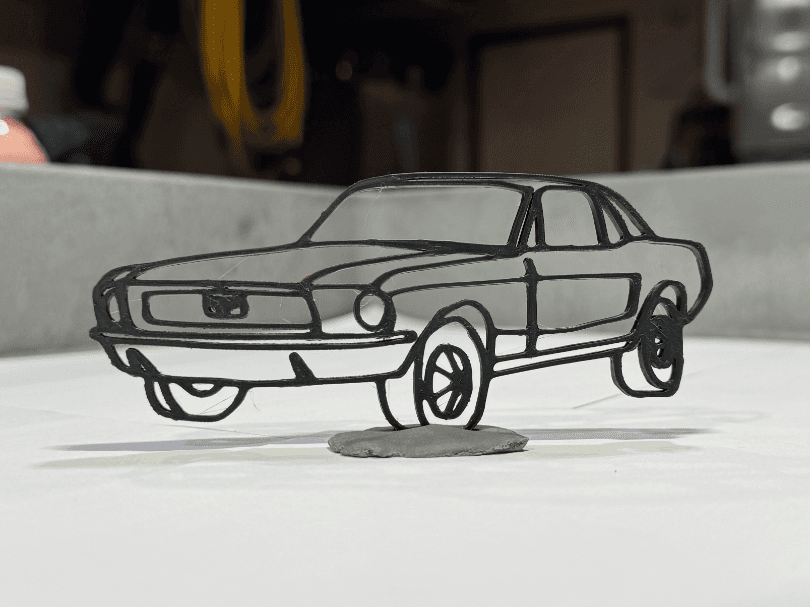 1968 Ford Mustang Wall Art
