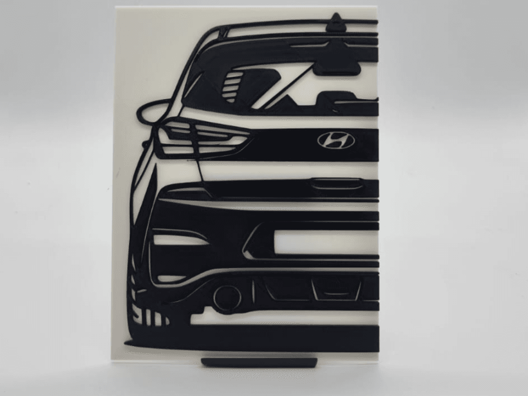 2D Wall Art Hyundai i30N