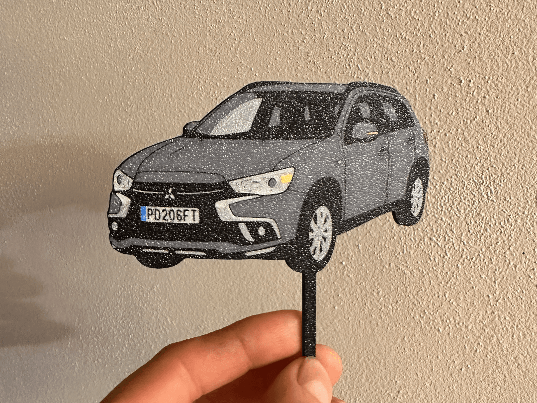 Mitsubishi ASX cake topper