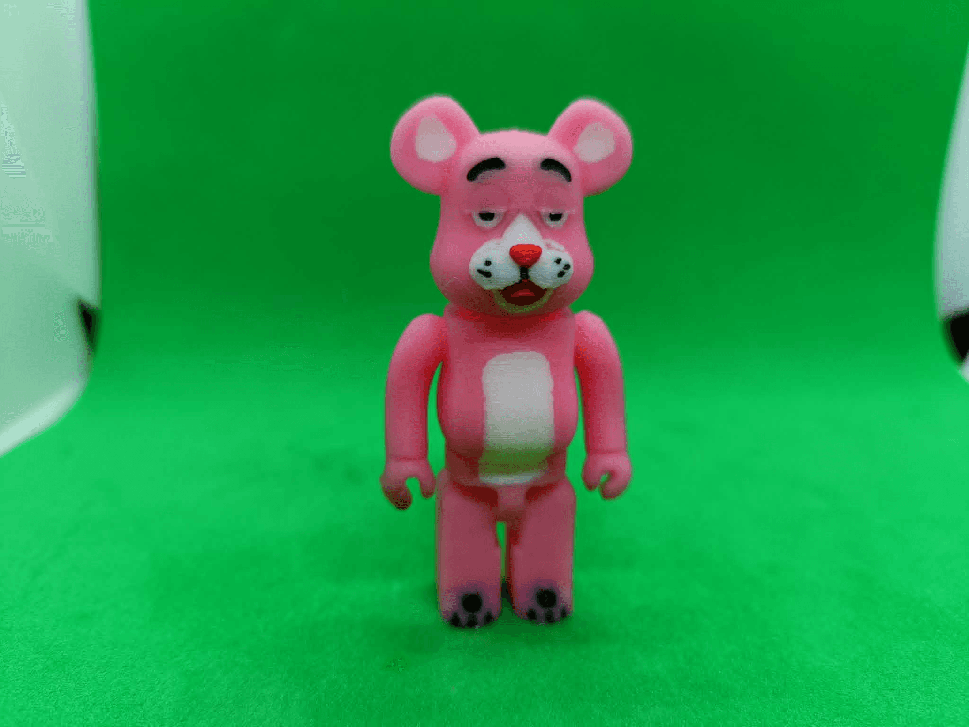 Pink Panther LEGOS Stylized Figure Statue Fanart