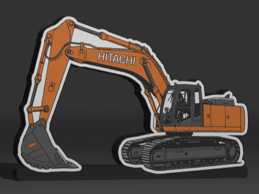 Lampada Escavatore Hitachi