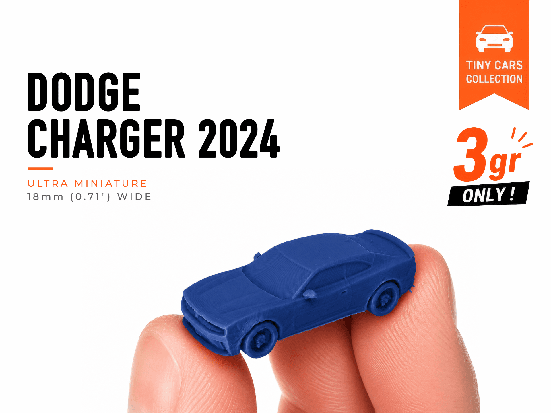 Tiny Dodge Charger 2024 - Mini Cars Series