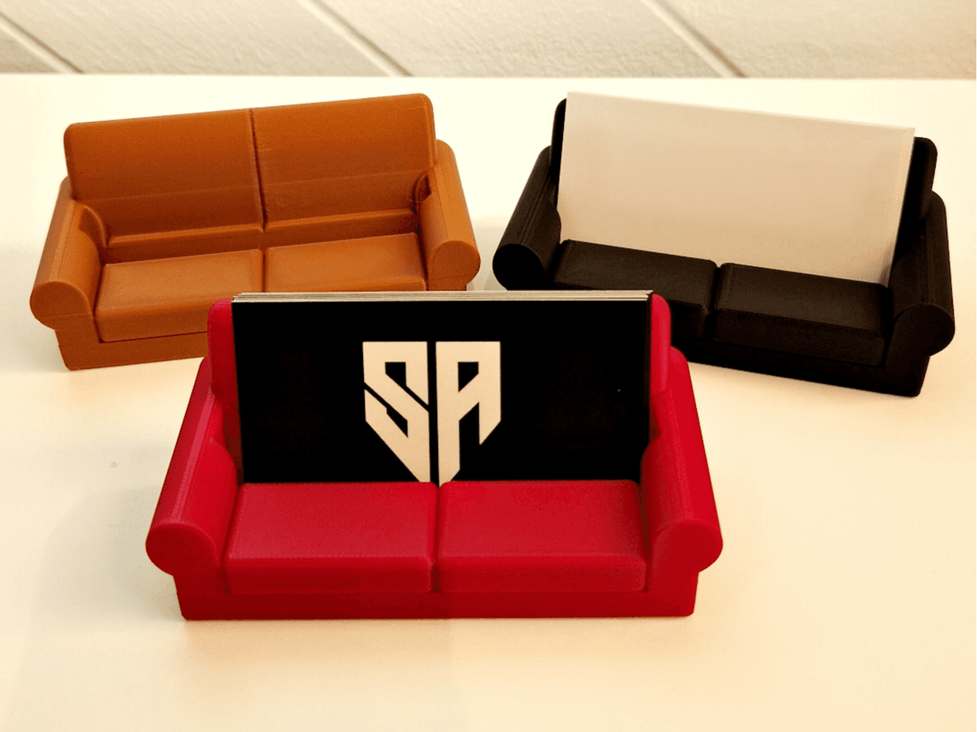 Sofa Business Card Holder - No AMS - No supports