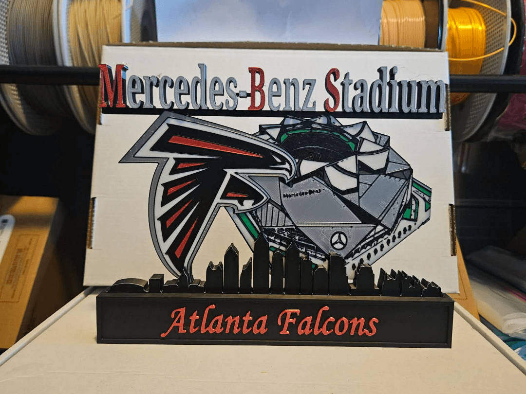 NFL - Atlanta Falcons Mercedes Benz stadium art