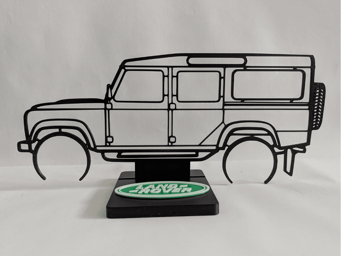 Land Rover Defender 110 silhouette